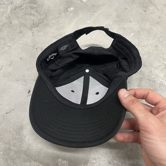 Callaway Black Strapback Adjustable Golf Golfing Hat Cap - Picture 4 of 7